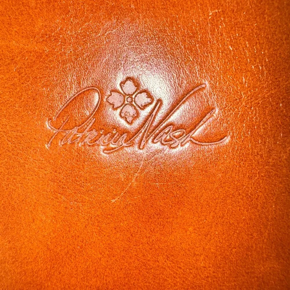 Patricia Nash Mini Tech Portfolio Florence‎ Brown Italian Leather Clutch